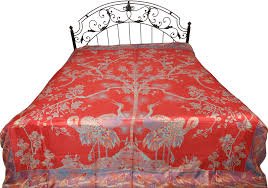 how to style traditional indian bed covers