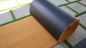 pvc backed vs traditional woven coir mats