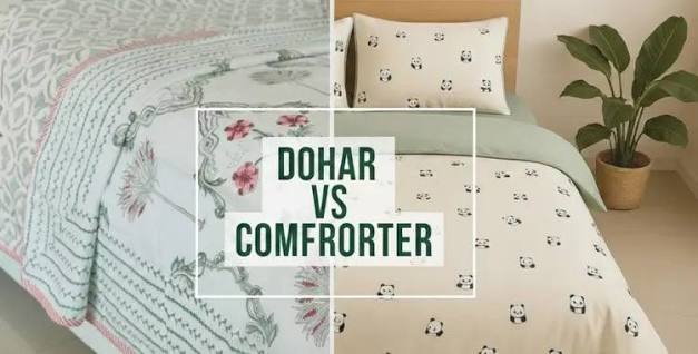cotton comforter vs dohar