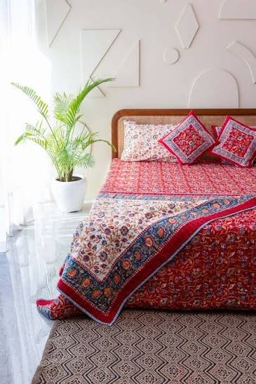 sourcing authentic jaipur block print bed linen
