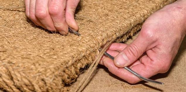 how coir mats are made